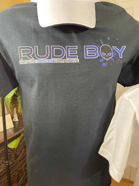 Rude Boy - T-Shirt - Skull Collection - I Hear What You Are Saying... I Just Don't Care